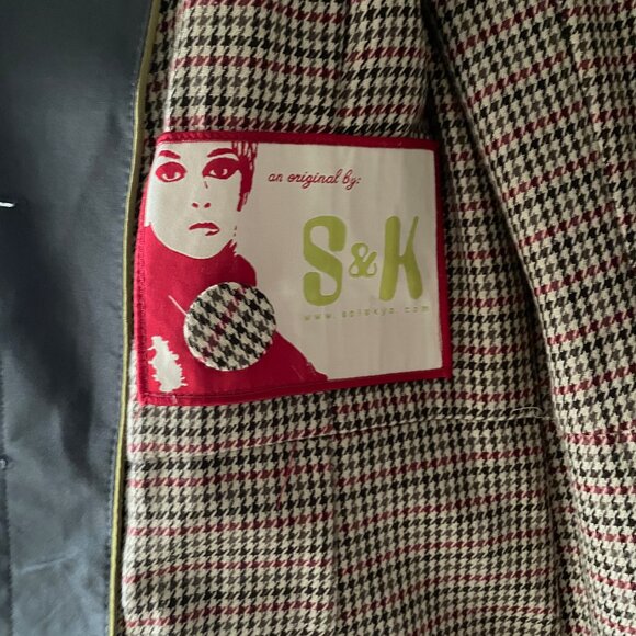 Soia & Kyo Fit and Flare Trenchcoat Y2K XS - Picture 6 of 8